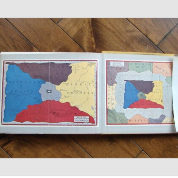 Vintage Wizard of Oz Hardcover Book Frank L Baum The Annotated First Edition DJ - Picture 10 of 16